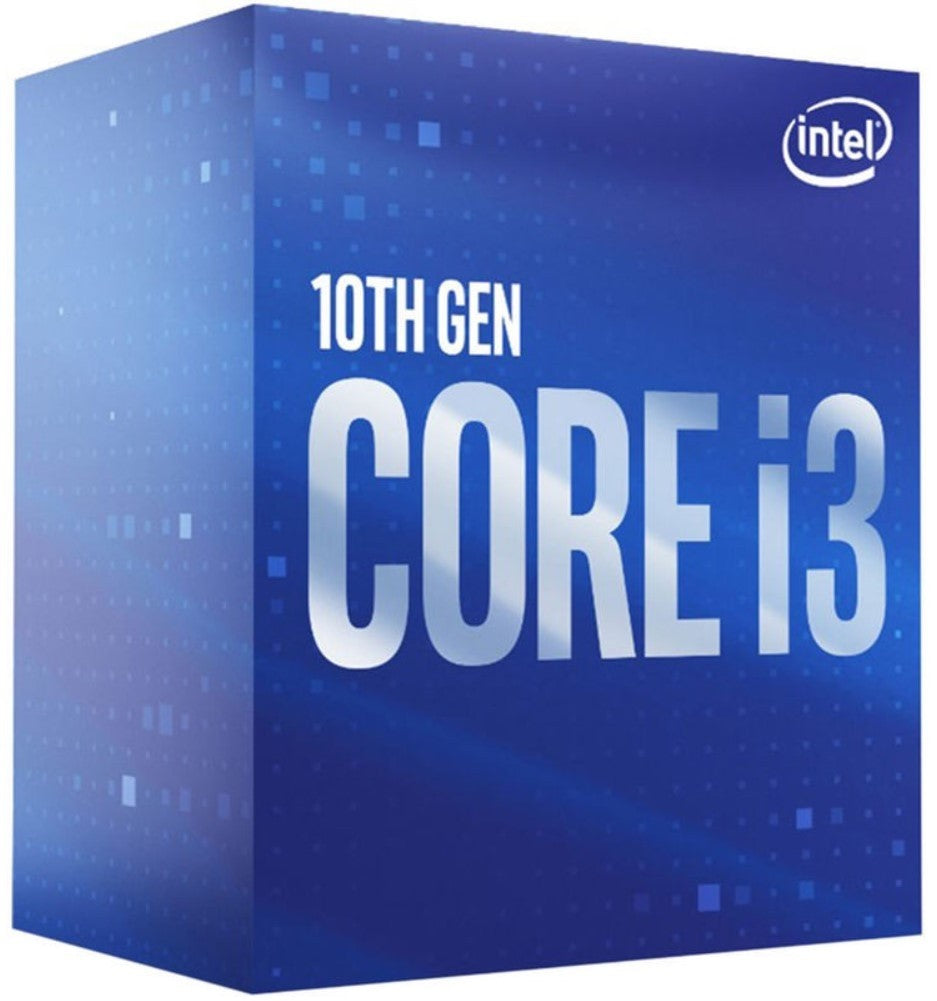 Intel Core i3-10100F up to 4.3 GHz Quad-Core LGA 1200 Processor, 14 nm Processor, 6 MB Cache i3-10100F-BOX Intel Core i3-10100F up to 4.3 GHz Quad-Core LGA 1200 Processor, 14 nm Processor, 6 MB Cache i3-10100F-BOX